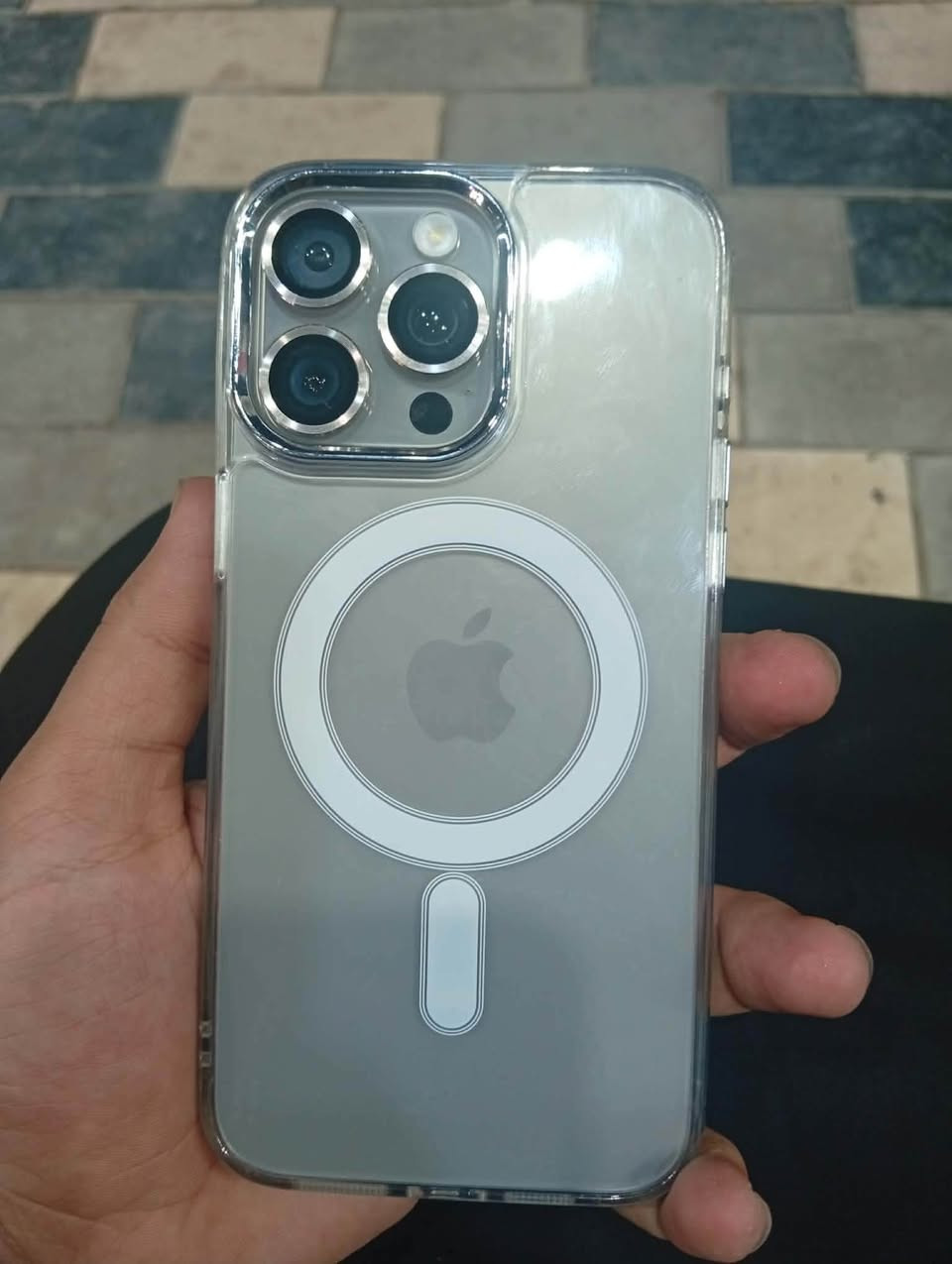 ايفون 15 برو ماكس ذاكره 256
بطاريه 🔋83 الجهاز مبدل شاشه وفيس ايدي متوقف
وكامره الاماميه بيه غوش شي قليل 
بيع ومراوس اب ايفون 13 برو ماكس 
سعره 650 وبي مجال واتساب ***********
