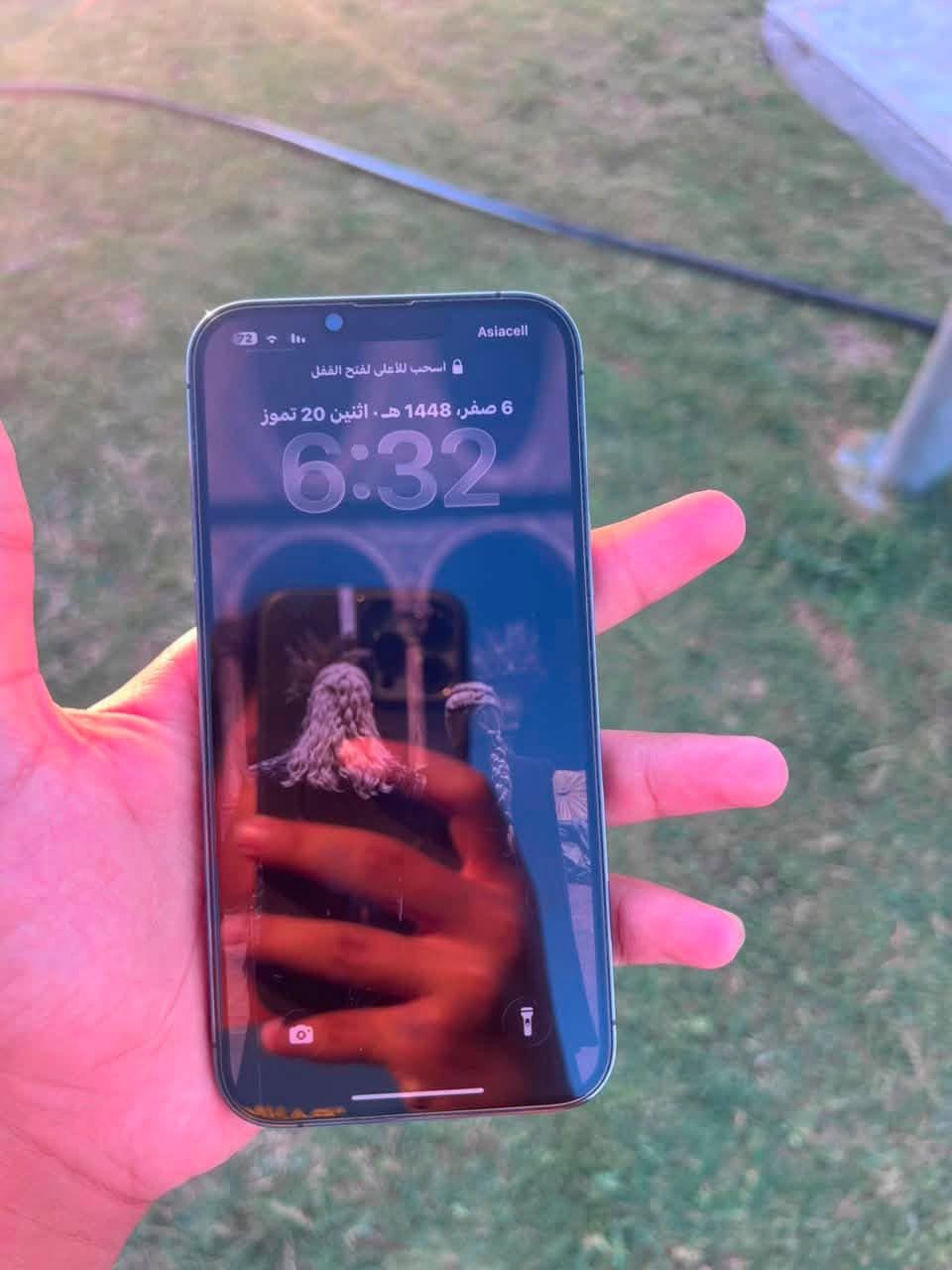 سلام عليكم 
آيفون 13PRO MAX
ذاكره 256/بطاريه82
جهاز كلشي ما مبدل بيه نضيف
سعره 725 وبيه مجال بسيط
*********** وتساب
