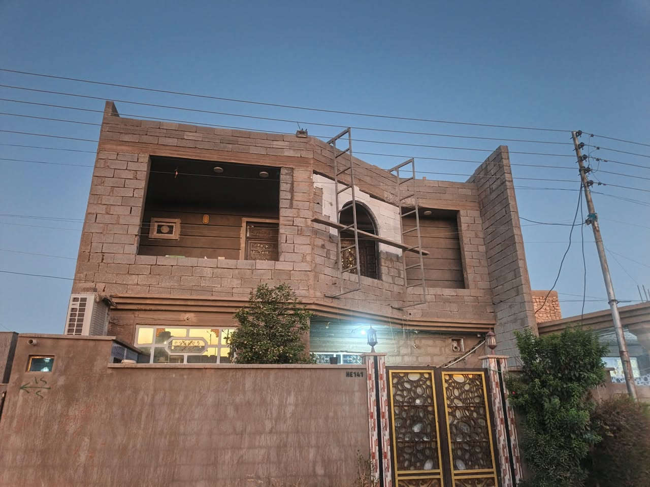 تم وعلى بركه الله اكتمال واجه في هيت حي البكر خلف مدرسة القارهره ومن الله التوفيق هذا واجه لبخ وطلس وفوم التركي هاتف ***********
