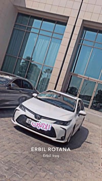 كورلا هايبرد للبيع موديل ٢٠٢٥ فول مواصفات فتحه شاشه كشنات جلد اسود ماش...