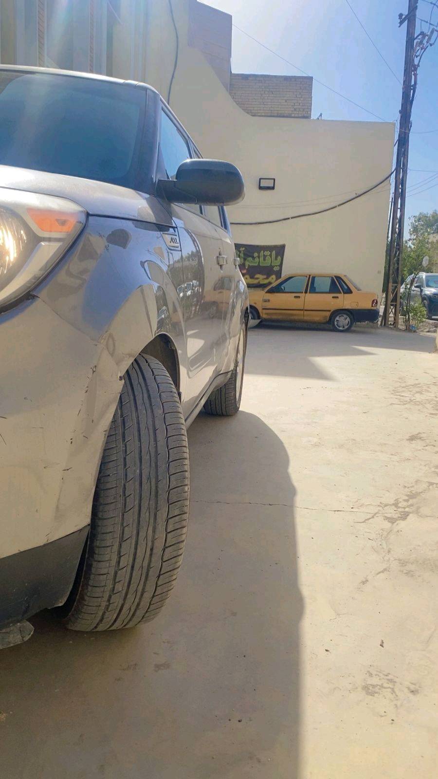 للبيع كيا صول موديل ١٧ سليمان اللون رصاصي مكينه ٢٠٠٠ السيارة حادثة بسيط