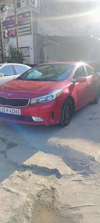 كيا فورتي 2017 جاهزة رقم انكليزي هزة جديدة تبريد تدفئه محرك كير حدادية...