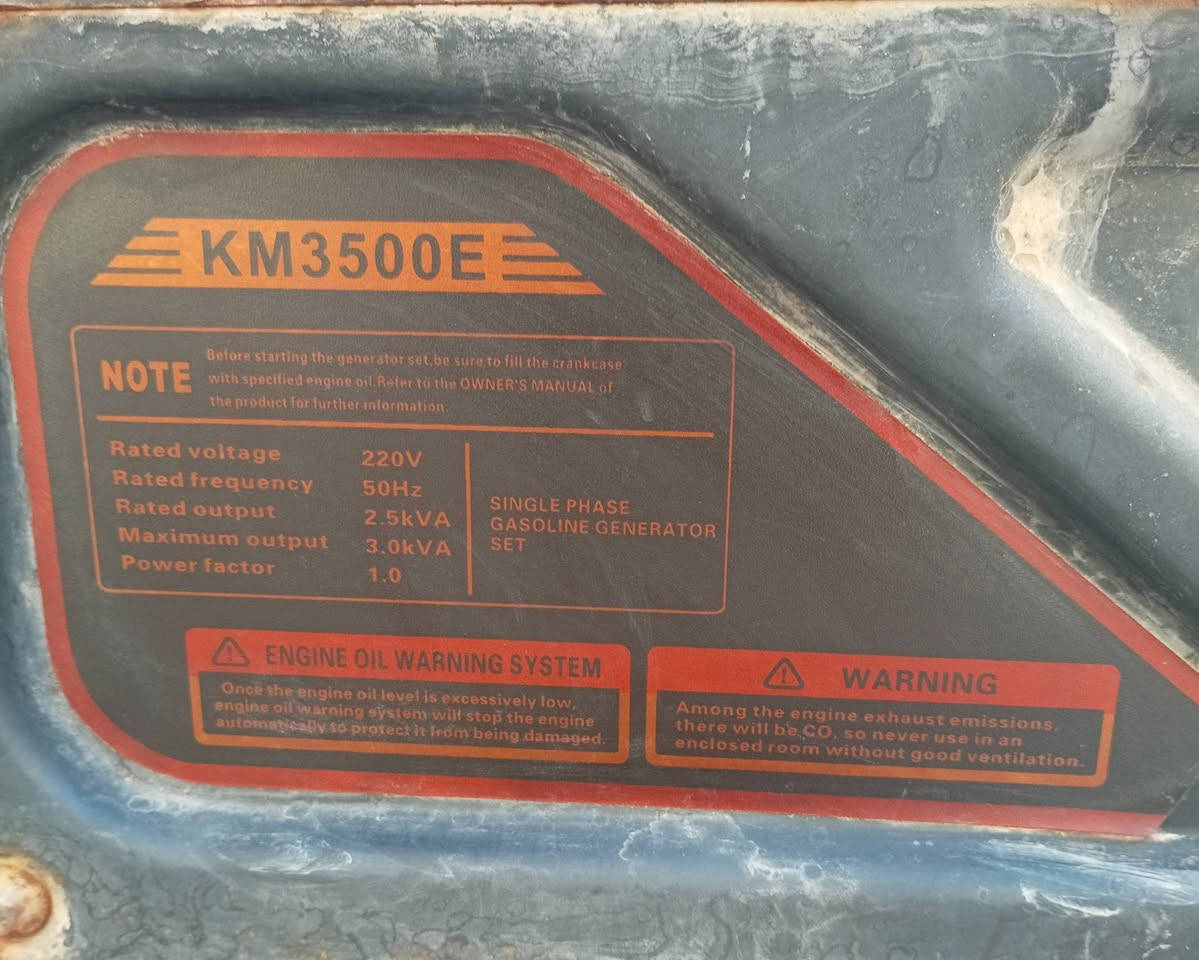 السلام عليكم           مولد للبيع KM 3500 E للاستفسار   ***********
