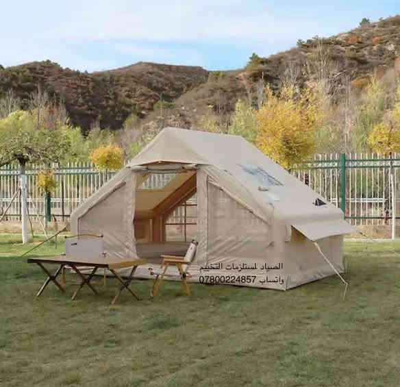 🏕️ خيمة نفخ  فاخرة للتخييم
استمتع بتجربة تخييم مريحة وآمنة مع الخيمة النفخ المصممة لتجمع بين القوة والرفاهية ✨

تتميز الخيمة بتصميم بانورامي في السقف يمنحك رؤية خلابة للسماء والنجوم ليلاً 🌌، وتحتوي على فتحة مخصصة للمدفأة الخشبية لتوفير التدفئة في الأجواء الباردة 🔥.

✅ مقاومة للمطر بنسبة 100٪ بفضل خامة القماش Oxford عالي الجودة المقاوم للماء والرطوبة.

✅ تحتوي على 6 شبابيك واسعة، وكل شباك مزود بـ شبك ناموسية للحماية والتهوية الممتازة.

✅ مزودة بـ بابين كبيرين، وكل باب يحتوي على ناموسية مستقلة تمنع دخول الحشرات وتسمح بمرور الهواء.

✅ تصميم نفخ سريع وسهل التركيب خلال دقائق فقط، دون الحاجة لأعمدة معدنية.

✅ مناسبة لجميع الفصول — عازلة للحرارة صيفاً وتحافظ على الدفء شتاءً.

خيمة تجمع بين العملية، الفخامة، والحماية الكاملة من تقلبات الطقس 🌧️🔥

القياسات : 

طول ( 320 ) سنتم 
عرض ( 210 ) سنتم 
ارتفاع ( 210 ) سنتم 

واتساب: ***********
يتوفر توصيل
