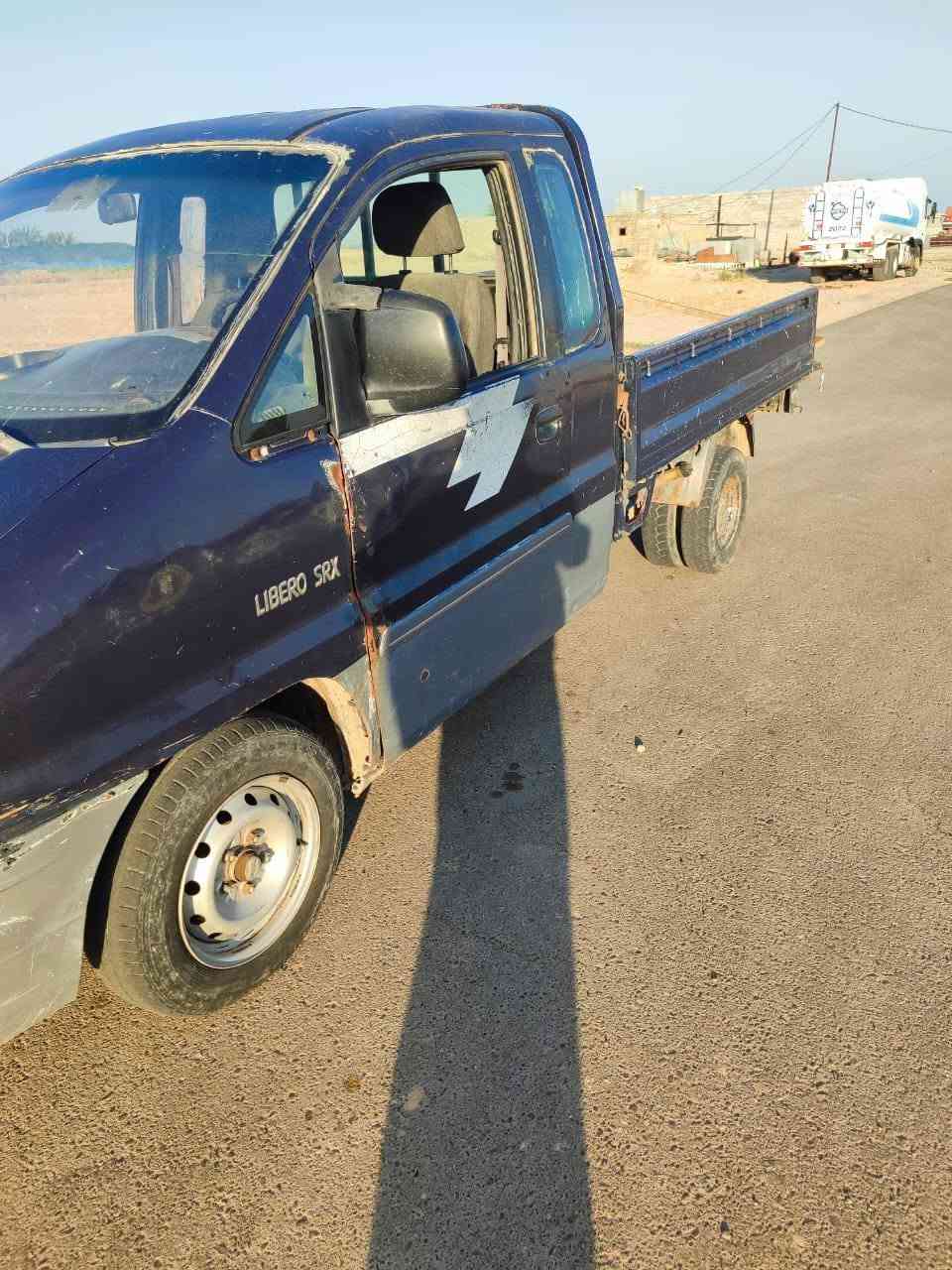 هونداي ليبرو موديل 2000 فحص صلاح الدين  محرك زين كير زين  صاحب السنويه متوفي بيها وكاله من الشرعي السياره وضع ابلادي السعر ٢٥وبيها مجال***********
