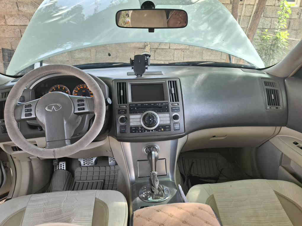 نيسان انفنتي موديل fx35 2008 خليجي فول مواصفات مكفوله كفاله عامه ماعد باب سائق صبغ بسبب شخط تبريد تدفئه كهربائيات كير محرك كله شرط سيارة نظيفه بالعافيه الي يكون من نصيبه سعر ١٠٨وبيه مجال *********** طوز
