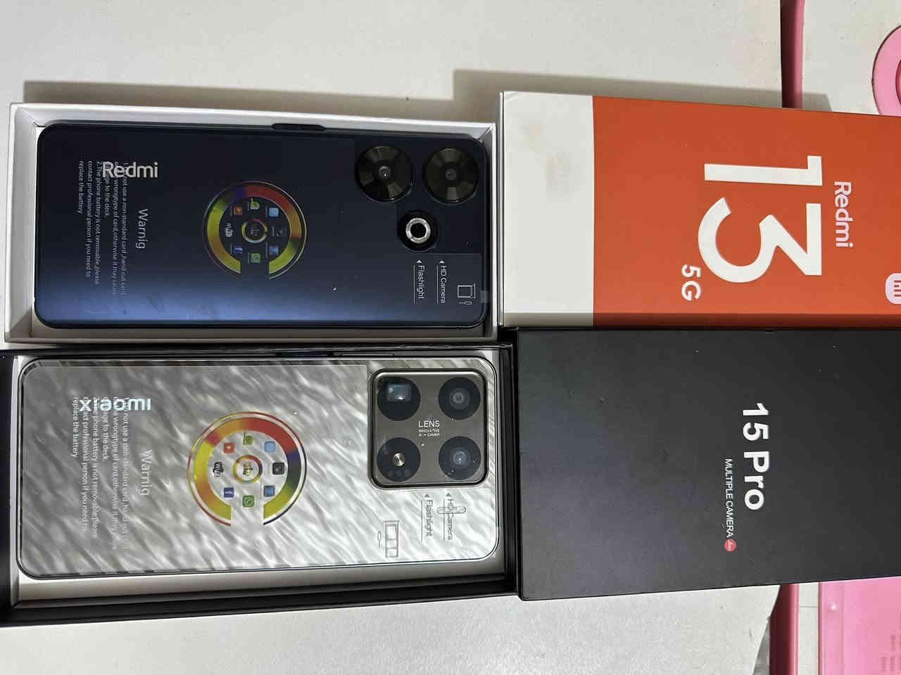 تلفونات مال امزون عدد2 واحد ريدمي 13 والثاني شاومي 15برو للبيع السعر 225 ثنينهن مكاني كربلاء حي سيف سعد رقم التلفون ***********
