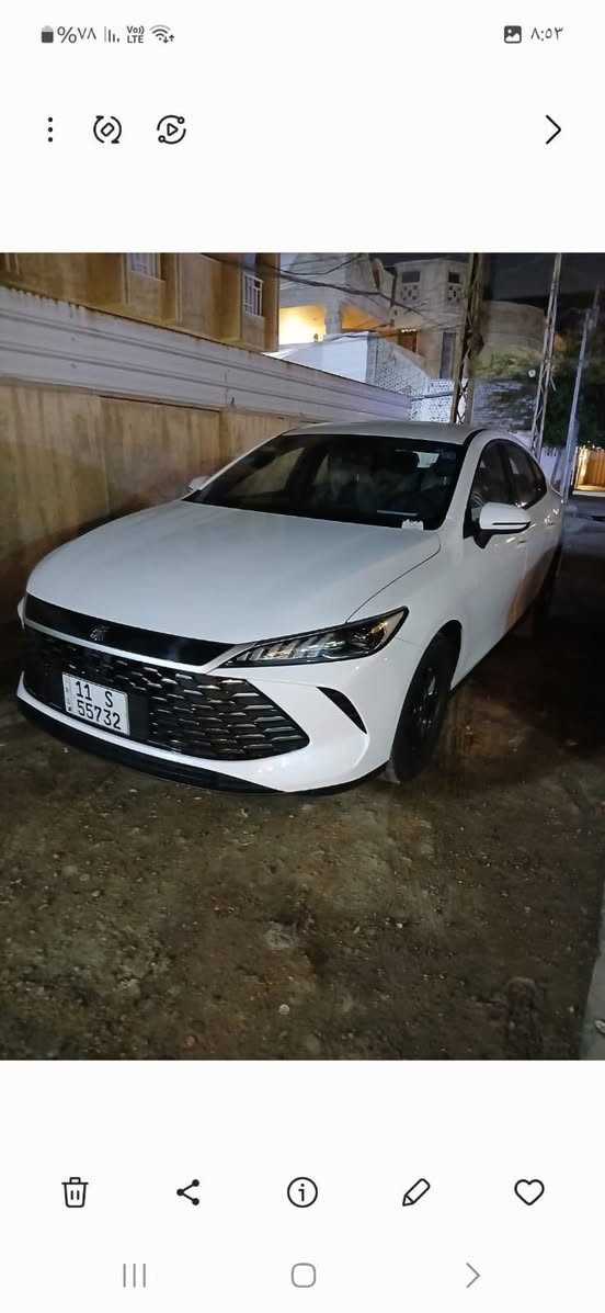 بيوايدي جن بلاص زيرو ماشيا ١٠٠ كيلو مديل ٢٠٢٥ مرقمه بغداد وباسمي رايدها ١٢٦ ورقه كفاله كل السياره او مراوس. بكورلا حديث موجوده السياره بالسيديه رقمي ***********
