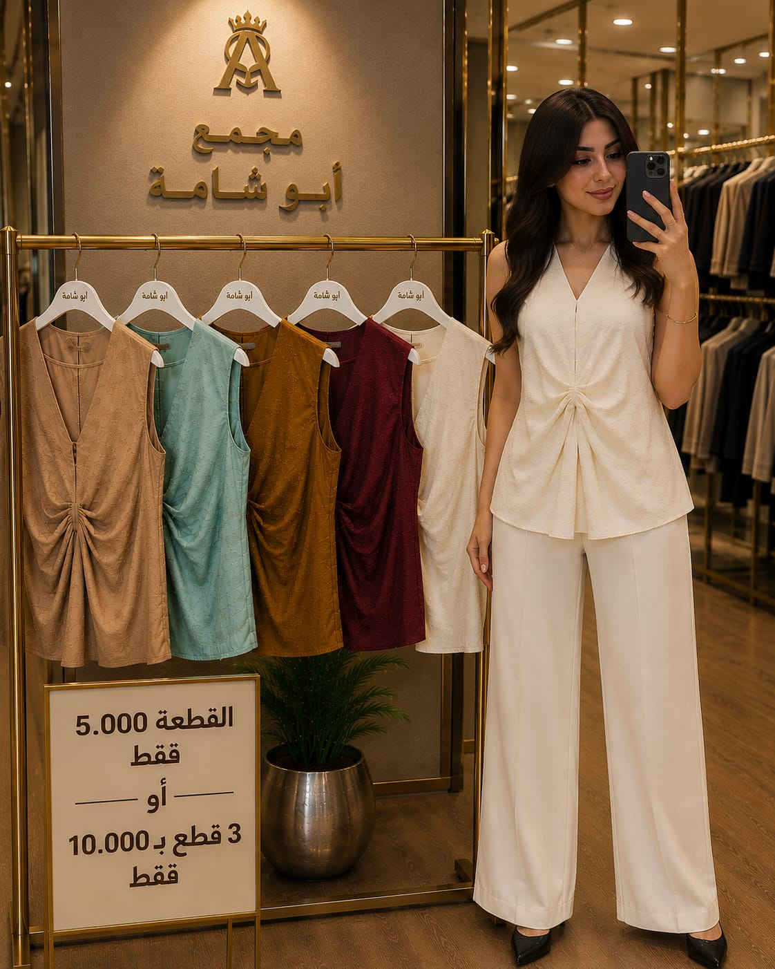 🌸 وصلت أحدث موديلاتنا بخامة ستن الفخمة 🌸 ألوان راقية وجودة ممتازة تناسب كل الإطلالات ✨ 💥 السعر: القطعة 5,000 دينار فقط. 🔥 عرض خاص لفترة محدودة: اشتري 3 قطع بـ10,000 دينار فقط. 📍 مجمع أبو شامه 📞 للحجز والاستفسار: *********** أسرعي بالحجز قبل نفاد الكمية، الألوان محدودة. 💖
