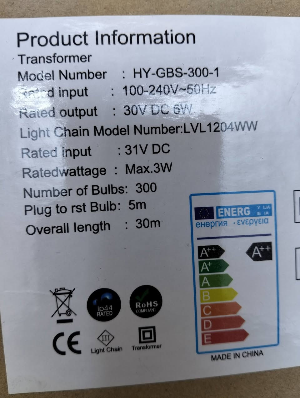 🎉✨ عرض خاص – نشرة ضوئية LED بطول 30 متر ✨🎉
🔹 نشرة إنارة ديكورية مميزة
🔹 طول 30 متر – 300 لمبة LED
🔹 إضاءة قوية وجميلة (مناسبة للبيت، الحديقة، المناسبات)
🔹 متعددة الأوضاع (وميض / ثابت / أشكال مختلفة)
🔹 مع محول كهرباء جاهز للاستخدام
🔹 مقاومة خفيفة للماء (تنفع للاستخدام الخارجي)

📦 الحالة: جديدة بالكارتون – لم تُستخدم
⚡ تشتغل مباشرة بدون أي مشاكل
💰 السعر: 20,000 دينار 
📍 المكان: بغداد
📞 للتواصل: خاص
🔥 فرصة حلوة للي يريد يزين بيته أو مشروعه بسعر مناسب!
يوجد توصيل لكل المحافظات


**إذا كنت صاحب هذا الإعلان وتريد حذفه لأي سبب، رجاءا أرسل رسالة إلى الدعم الفني**