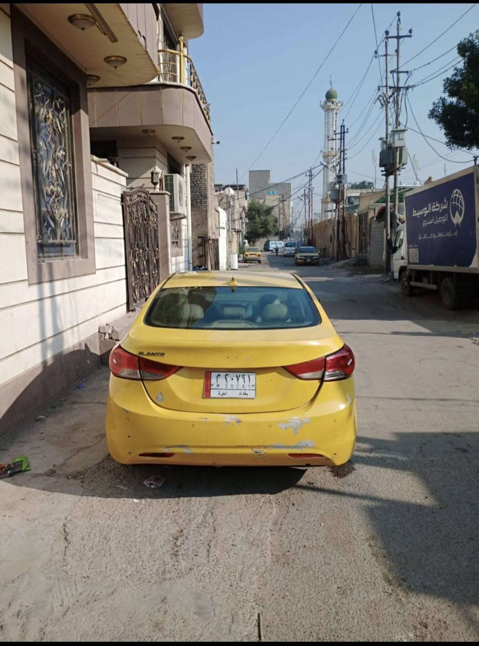 السلام عليكم النترا للبيع تكسي امريكيه فول عده البصمه  موديل ١٣ كير ومكينه وتبريد خير من الله تخم تاير جديد السياره حادثه جاملغ الايمن مبدل بدون لغد وشاصي والباب الخلفي الايمن بيه ضربه ومصلح وحادث امريكه بل جنطه ومبدل قبق جنطه ملاحضه اني مكلف بل نشر مكان السياره بغداد الكرخ السعر 97 وبيه مجال رقم صاحب السياره  ***********
