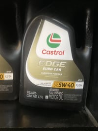 كاسترول امريكا #castrol 5w40  مخصص لسيارات BMW  07805622497