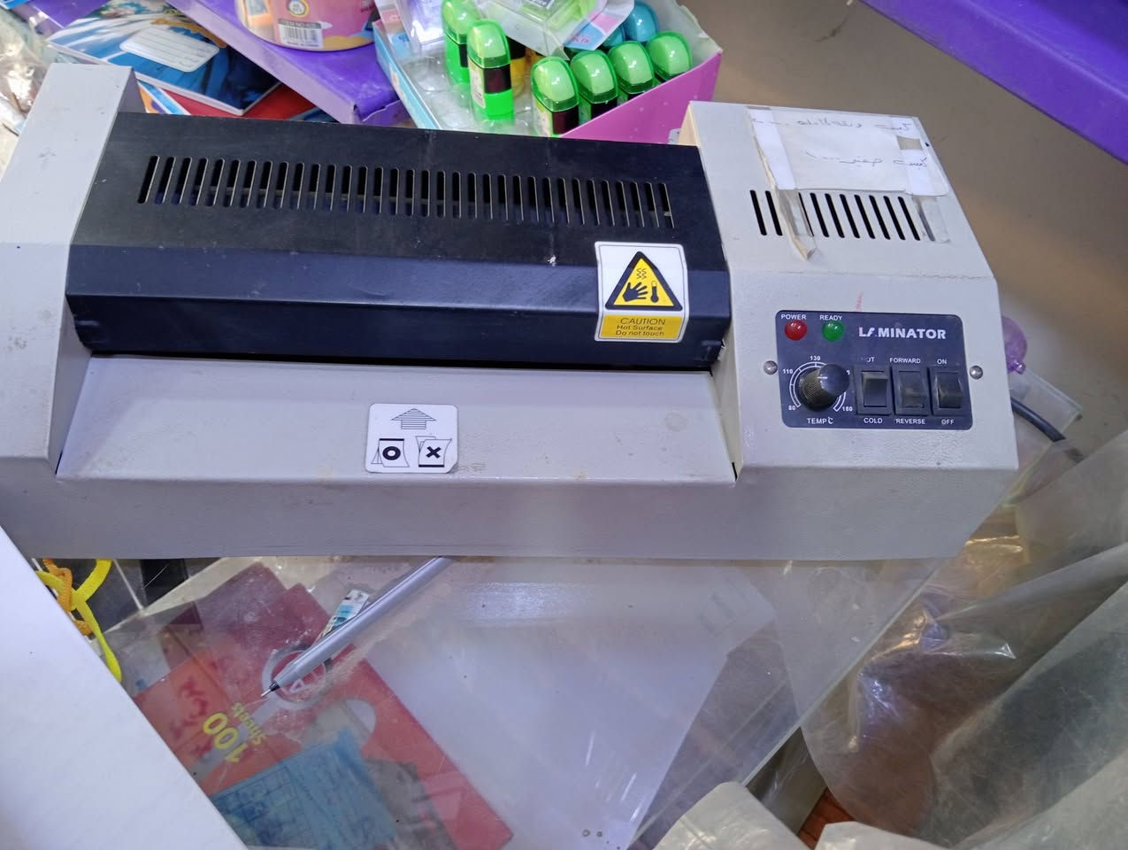 طابعة hp 477 - Wifi سعرها 550 الف
جهاز كبس حراري (سعره 20 الف)
ميز جام الطول متر عددهن 2 (سعرهن 150 الف)
كاميرات عدد 3 مع جهازهن وبلازما صغيره (سعرهن 200 الف)
سبلت الحافظ طن ونص (سعره 250 الف)
ميز حديد (سعره 25 الف)
وغراض مكتبة (بالفيديو واضحات)
 العنوان صوب الشامية - منطقة المنصورية قرب مدرسة الخرطوم


**إذا كنت صاحب هذا الإعلان وتريد حذفه لأي سبب، رجاءا أرسل رسالة إلى الدعم الفني**