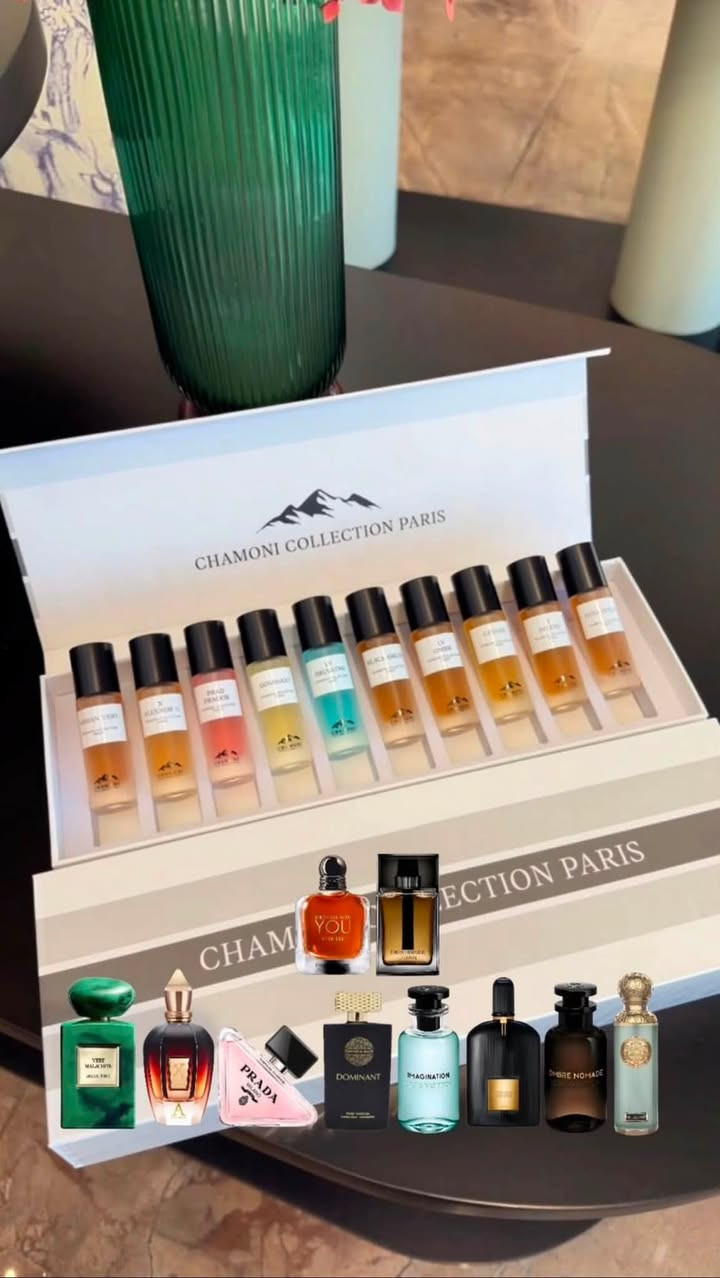 كولكشن شاموني الفرنسية •
يحتوي البكج علئ 10 عطور عالمية والاكثر مبيعاً حول العالم
حجم العطر ML 30
اصدار العطور بيور بيرفام
ثبات اكثر مو 48 ساعه
وفوحان جداً عالي
ارمني برايف
زيرجوف السكندريا 2
برادا
دومنوت
لويس فيتون ماجنيشن
بلاك اوركيد
لويس فيتون عنبر
قصة امبريال فالي
يو انتنس
ديور هوم انتنس
4


**إذا كنت صاحب هذا الإعلان وتريد حذفه لأي سبب، رجاءا أرسل رسالة إلى الدعم الفني**