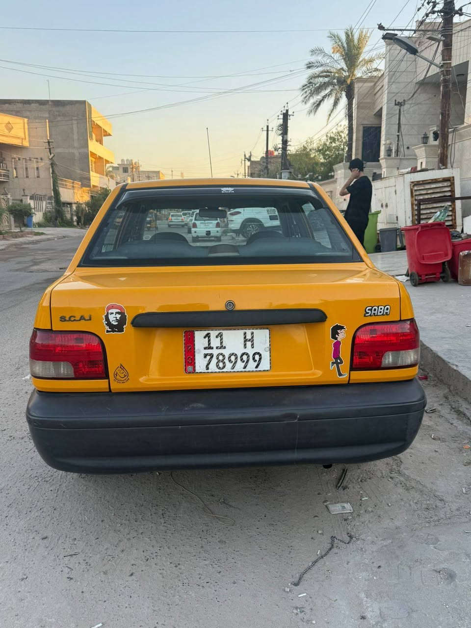 سلام عليكم سايبا للبيع سياره كلش جديده مناقصه اي شي تخم تاير صالي اسبوع من شديده تبريد تنوني مسوي صارف عليه ٣٥٠ الف يعني كله جديد حداديه جديده سياره كبل للشارع موديل ٢٠١٨ سياره عليه غرامات ١٠ ورقات طبعن ينزل من سعر سياره سياره معروضه ٤٢ بيه مجال للطيبين *********** مكاني بغداد الجديده سياره بيه ٤ قطع صبغ وشاصي اليسره معمر
