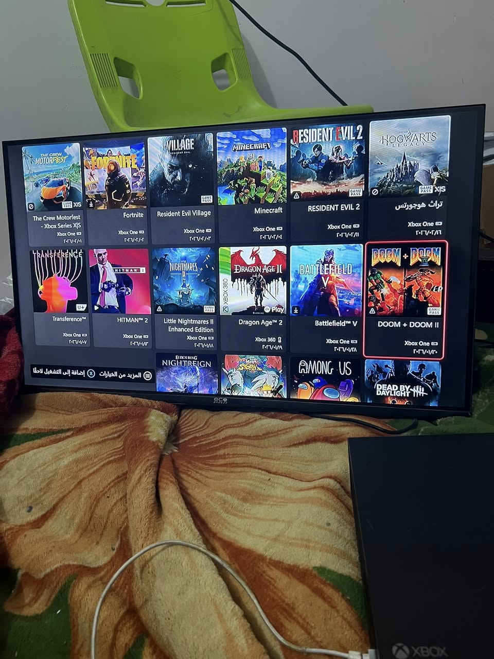 سلام عليكم
اكس بوكس وان فات جهاز نضيف شخطه مابي بي يده وحده و25 لعبه تقريبا قويات مراوس ببلي 4 فات او سلم ما يهم اونلاين او مهكر الي عنده يجي خاص


**إذا كنت صاحب هذا الإعلان وتريد حذفه لأي سبب، رجاءا أرسل رسالة إلى الدعم الفني**