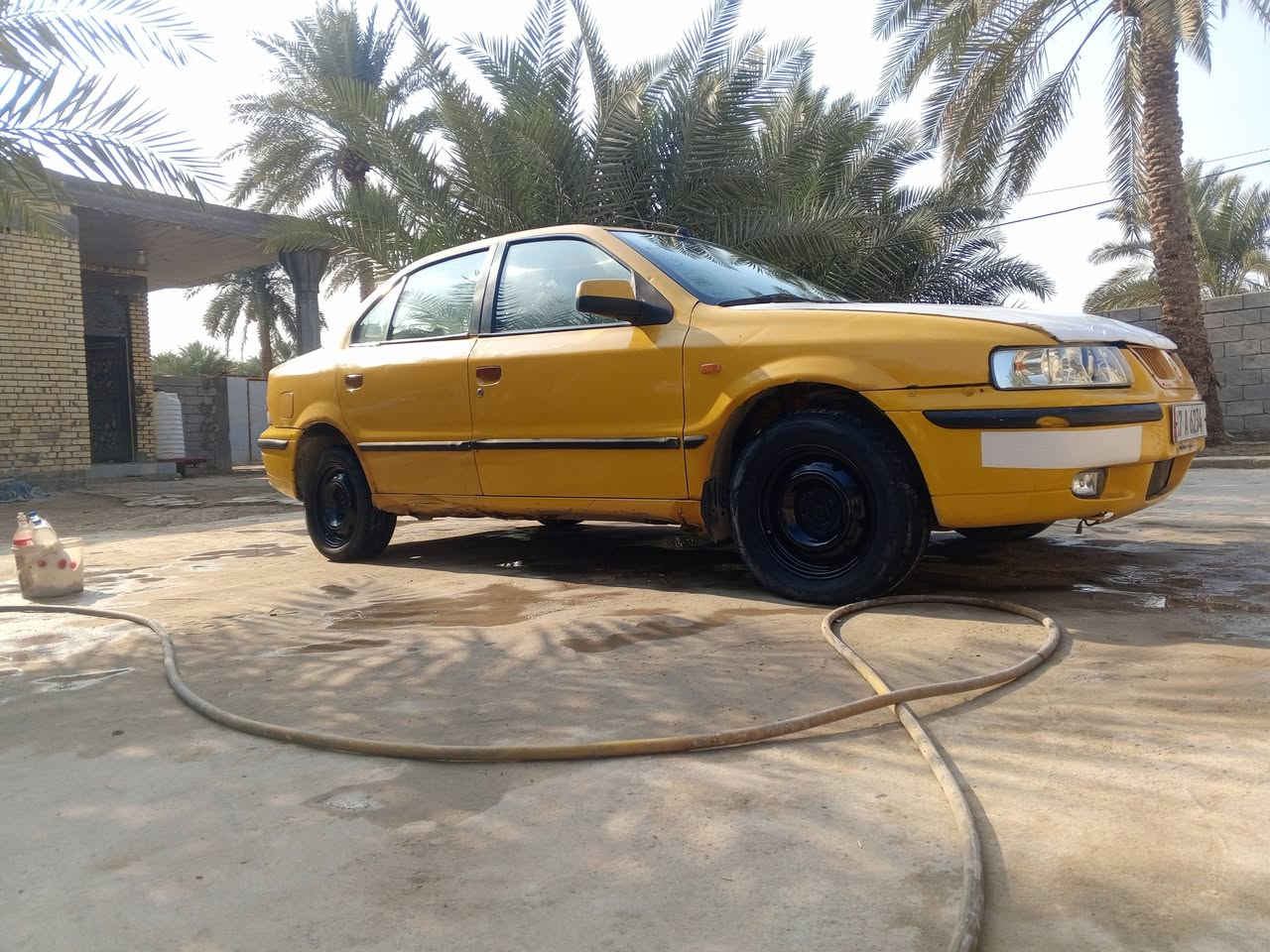 سلام عليكم سمند البيع 10رقم نكليزي جهازه مكينه وكير مكفولات شرط وسياره ما بيه ضربه مكفوله وهيه مصفره مكان سماوه وسعر 25الستفساره ***********
