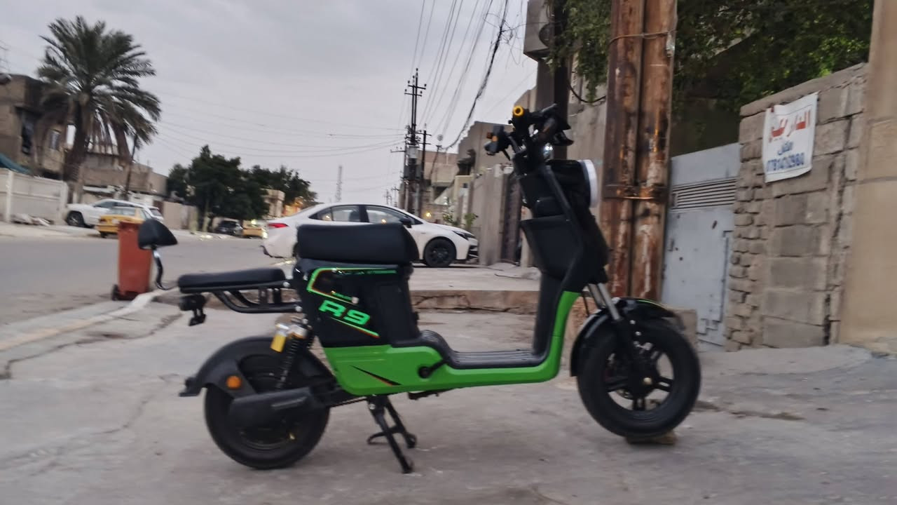 دراجة ار9للبيع جديدة
مديل2026
بطاريات5ولي اصلي
4سرع الأقصى 109
شاشة حذثيثة بلوتوث وبيه بصمة وسويج
بيه نضام الRرجوع إلى الخلف
صار 4من شتريته جديدة كلشش مشحونة بس مرتين2
السعر500$وبيه مجال بسيط
العنوان بغداد جديدة رقم***********
