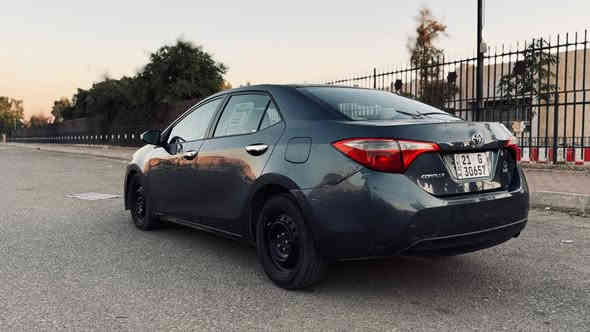 كورلا أمريكي 
موديل ٢٠١٤ 
سعره ١١٥ 
السياره ٣ قطع صبغ بدون دواخل
 بدون ايرباك 
محرك كير مكفول وضع الشركه شرط 
تبريد ثلج 
السياره رقم جديد انكليزي سليمانيه 
سنويتها لحد ٢٠٢٨
شرط وكاله او تحويل  
 ماشيه ١٠٩ ميل 
مكانه / طوز / كركوك 
فقط اتصال 
***********
*********** كركوك
