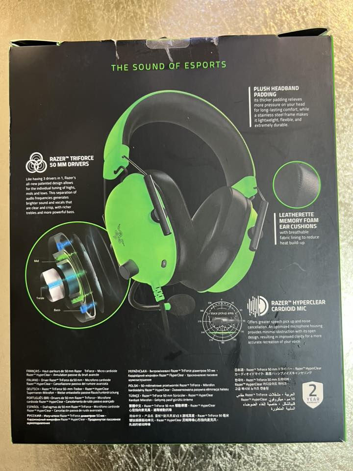 RAZER   BLACKSHARK v2X
سماعه جديدا ما بيها ولا شي للبيع 
سعر 40 
توصيل 3000 كل العراق


**إذا كنت صاحب هذا الإعلان وتريد حذفه لأي سبب، رجاءا أرسل رسالة إلى الدعم الفني**