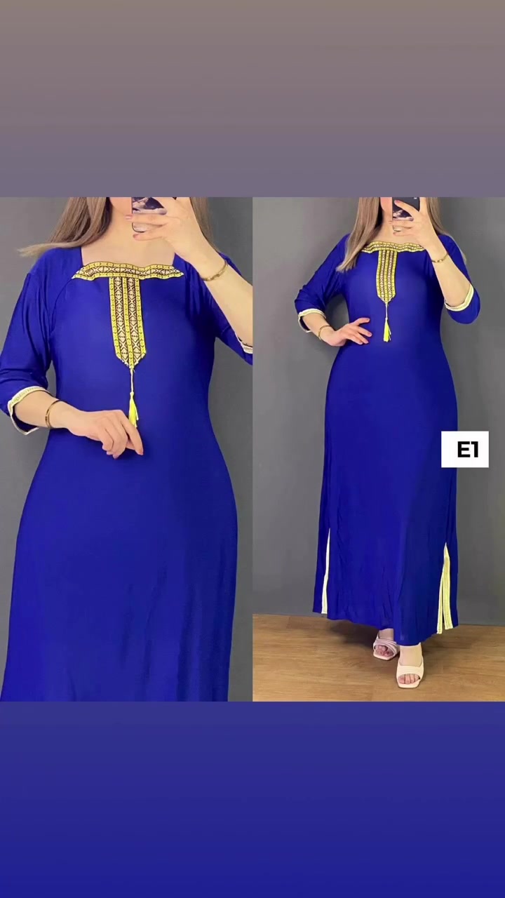 دشداشة فانيلة نسائية - أناقة وراحة لا تقاوم ✨
تألقي بإطلالة منزلية مريحة وأنيقة مع هذه الدشداشة المميزة بتصميمها العصري وتفاصيلها الناعمة.
🌟 مميزات المنتج:
الخامة: فانيلة ناعمة وعالية الجودة 🧶 (باردة ومريحة جداً للجسم).
التصميم: طويل ومريح مع تطريز تراثي أنيق يزين الصدر والأكمام، مضاف إليه لمسة "الشرابة" المميزة باللون الأصفر 💛.
القصة: تحتوي على فتحات جانبية ناعمة لسهولة الحركة والراحة 💃.
القياس: فري سايز (Free Size) يلبس بامتياز لحد وزن 80 كغم 📏.
🛍️ القطعة المثالية لراحتكِ اليومية داخل المنزل!
السعر: 14,000


**إذا كنت صاحب هذا الإعلان وتريد حذفه لأي سبب، رجاءا أرسل رسالة إلى الدعم الفني**