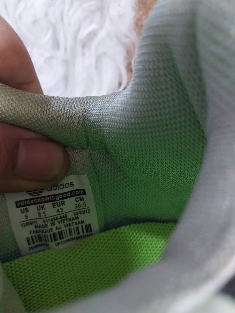 قطعه فيتنامي اديداس شرط اصلي اذا مو اصليه لاتستلم الطلب ولاتدفع دينار  السعر ٢٠ الف  والتوصيل مجاني القياس ٤٣ ع اول تم ملاحضه تصفيه محل الله شاهد


**إذا كنت صاحب هذا الإعلان وتريد حذفه لأي سبب، رجاءا أرسل رسالة إلى الدعم الفني**