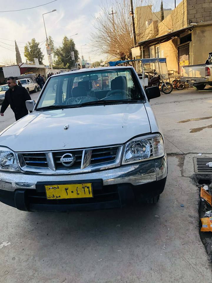 پیکاب نیسان مۆدێل 2006مکینە بەخ گێڕ مەکینە ئەکسل بەشەرت دە عمی نیە سەیارەکە مەنەفیستی ئەسلی لەگەڵە سەیارەکە هیچ کێشەی نیە چوارتایەی تازە ی بۆ بەستراوە سەیارەکە هین مەعرەز نیە مەسرووفی نیە لایتی ئەسلیلۆکی بۆ بەستراوە بەس  ماشا ءاللە ئەویت سەیارەکە سعر 68تەبرید ساردو گەرم 
*********** السليمانية, العراق
