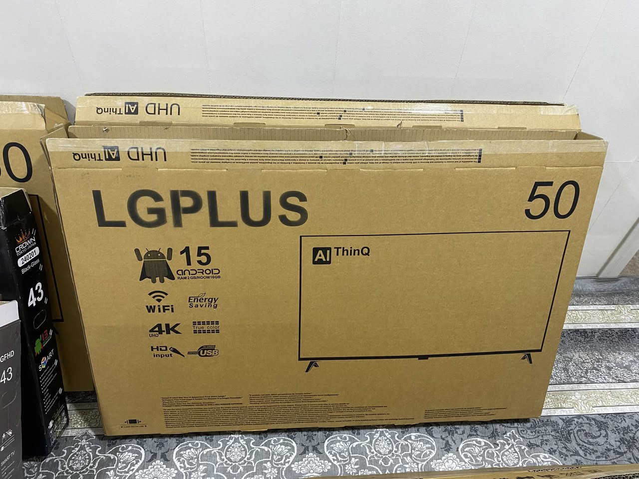وةجبةيةكي نويي تيفيمان بو هاتووة لة ماركةي 
LG UHD شاشة 50 
LG PLUS 50شاسة 
LG SMART  50 شاشة @
LG FHD 50 شاشة 
LG FHD 43شاسة 

فول مواصفات سمارت 4K  واي فاي بي ايتار موديل 2025 بو هةردوو جوري آيفون و أندرويد رةبت اكريت بةموبايلةوة زةماني 1 سالي لةگةلداية بو نرخ نامة بنيرن يان تيل بكةن ***********
