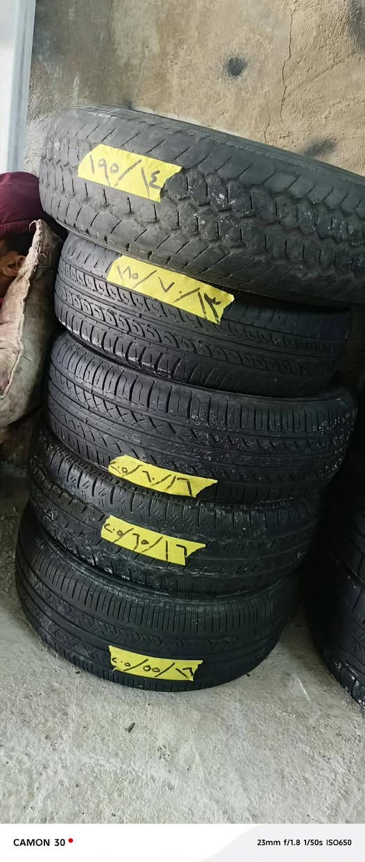 سلام عليكم وصول تايرات باله ياباني جميع القياسات متوفر من 13لل20 عنوان ناحيت لامام قرب دولي مفتحين من 7الصبح لل10بليل ***********
