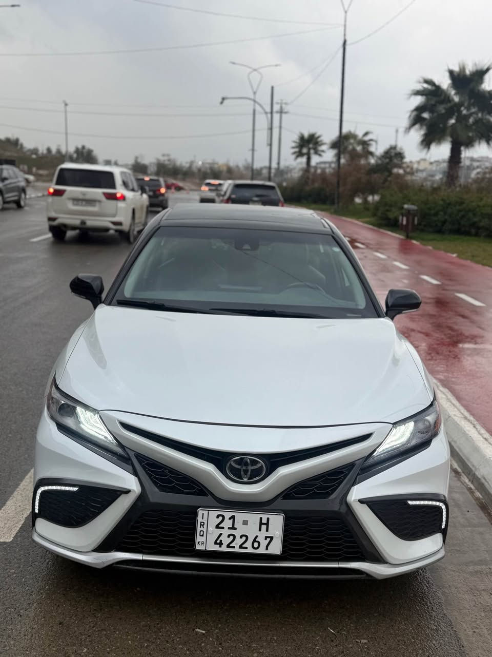 TOYOTA CAMRY XSE V4 2023
تەنها 65 مایل ڕۆیشتوە
ڕەقم و هەزە و ساڵانی تازە تاکو 2030 بة ناوي خومة
بیلاد سەقف ڕەشە
‎قەپات مواسەفات
‎ پانۆراما -- شەخاڵ -کوشن  جلد  - بەسمە - شەفتی سەر سوکان - بلاک ئیدشن - کوشن گەرم  - سندوق کارەبا- دەرگای بەسمە -- لایت عدسە -ڕادار  - -هەردوو کوشن کارابای  - شاشە گەورە - ئاوێنە ڕادار - - ویل 19 ڕەش - حساس  پێش و دوا - بریک بەسمە- دەبەڵ ساڵانسا -شحن جارجەر  وایەلێس - - لایتی زیرەک لەگەل سوکان دەسوڕێت - ٣جۆری ليخورین normal ،eco ,sport- گێر لەسوکان-ئۆتۆماتیک-عادی- 
‎داشبوڵ لید +درگا کردنەوە لید -
سەیارەکە کارابای و بەرد ئەگزۆز و ڕادار بە شەرت 
گیر و مەکینەی بەشەرت
تەنها دوو پارجەی بۆیاخە  چةمةلخي پيشةوةي سةكن چةمةلةخي دواي سةكن بي ناو گرتن
دوو دةرگا كةي بة بيلاد گؤراوة
سعر 235$ مجال شوین سلیمانی
***********
Whtss app *********** شربازهير, السليمانية
