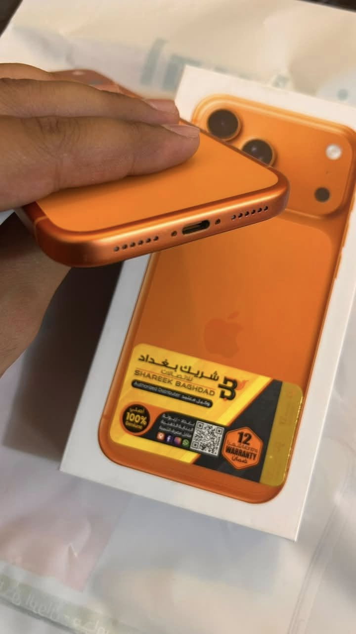 ايفون 17 برو ماكس ابو شريحة نموذج M شرق اوسط بطارية 97 ذاكرة ٢٥٦ وتر بروف جهاز نضيف ومرتب للبيع مكاني النجف ***********
