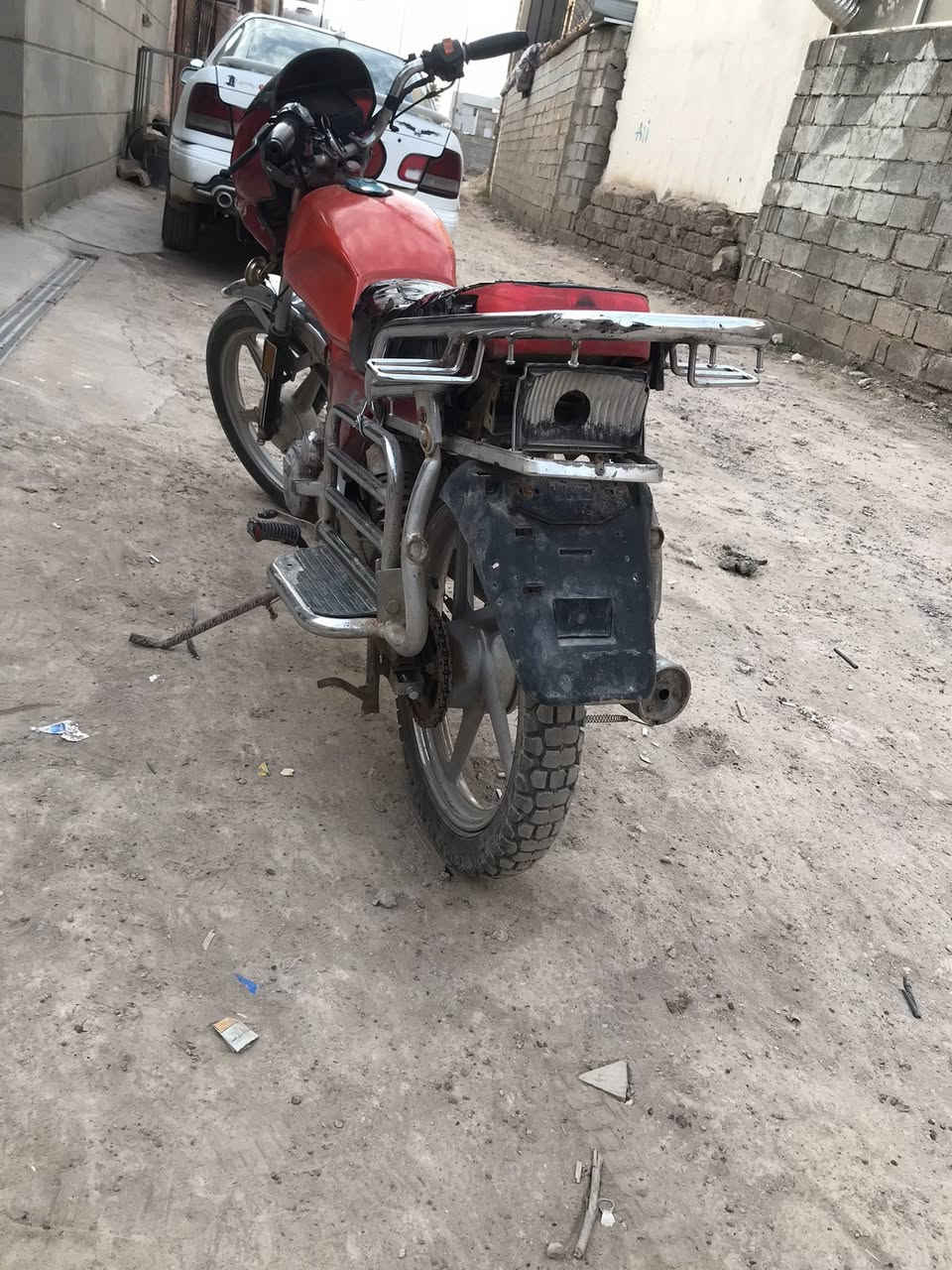 دراجه للبيع اوراق ماكو مكفوله سرقه دراجه خير من لله محرك فول السعر ٣٥٠او بيه مجال ***********مكان الخالص
