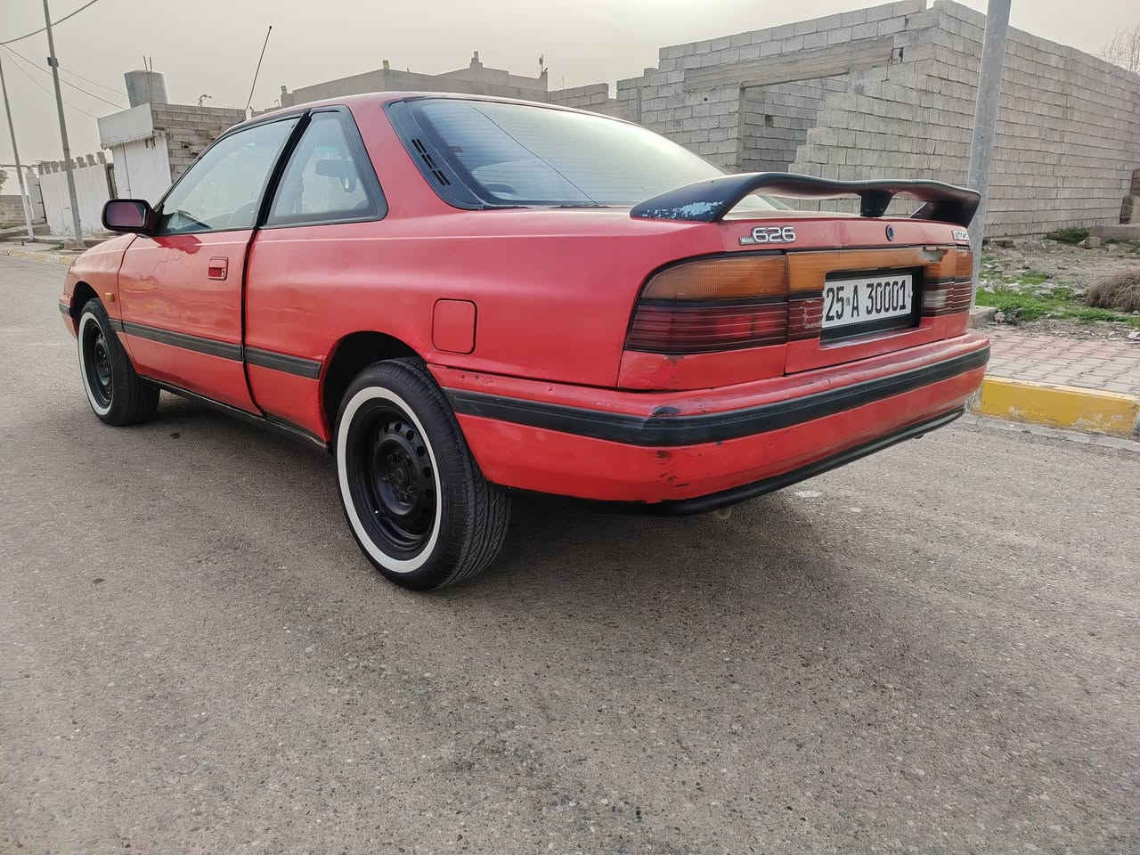 سلام عليكم للبيع سياره مازده 626 8 بخ موديل 1988 تك باب بدون ضربه بدون خياس بيه مكانات صبغ كير ومكينه ومشط ستيرن وباور ستيرن صدر تايرات كهربائيات كله شغاله كل جدد مال گصه أوربي كير ومكينه ومشط وباور كله جديد مشروع وطني بسمي لل30 شرط تحويل وكاله رقم مميزز

عنوان كركوك
*********** وتساب وخاص مفتوح
السعر 38 وبيه مجال للطيبين
كلشي موجود بلسوگ من 5اوراق وفوگ
