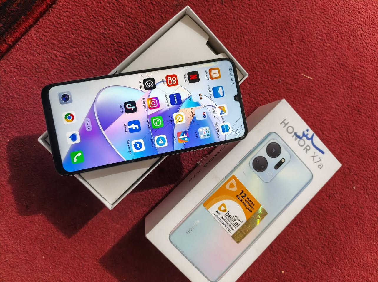 سلام عليكم
للبيع هونر x7a
ذاكره128
شاشته بيها
بدون اي تأثير
فطور سعر75
ملحقات شاحنه وكارتون
شراي يتصل او خاص
***********
