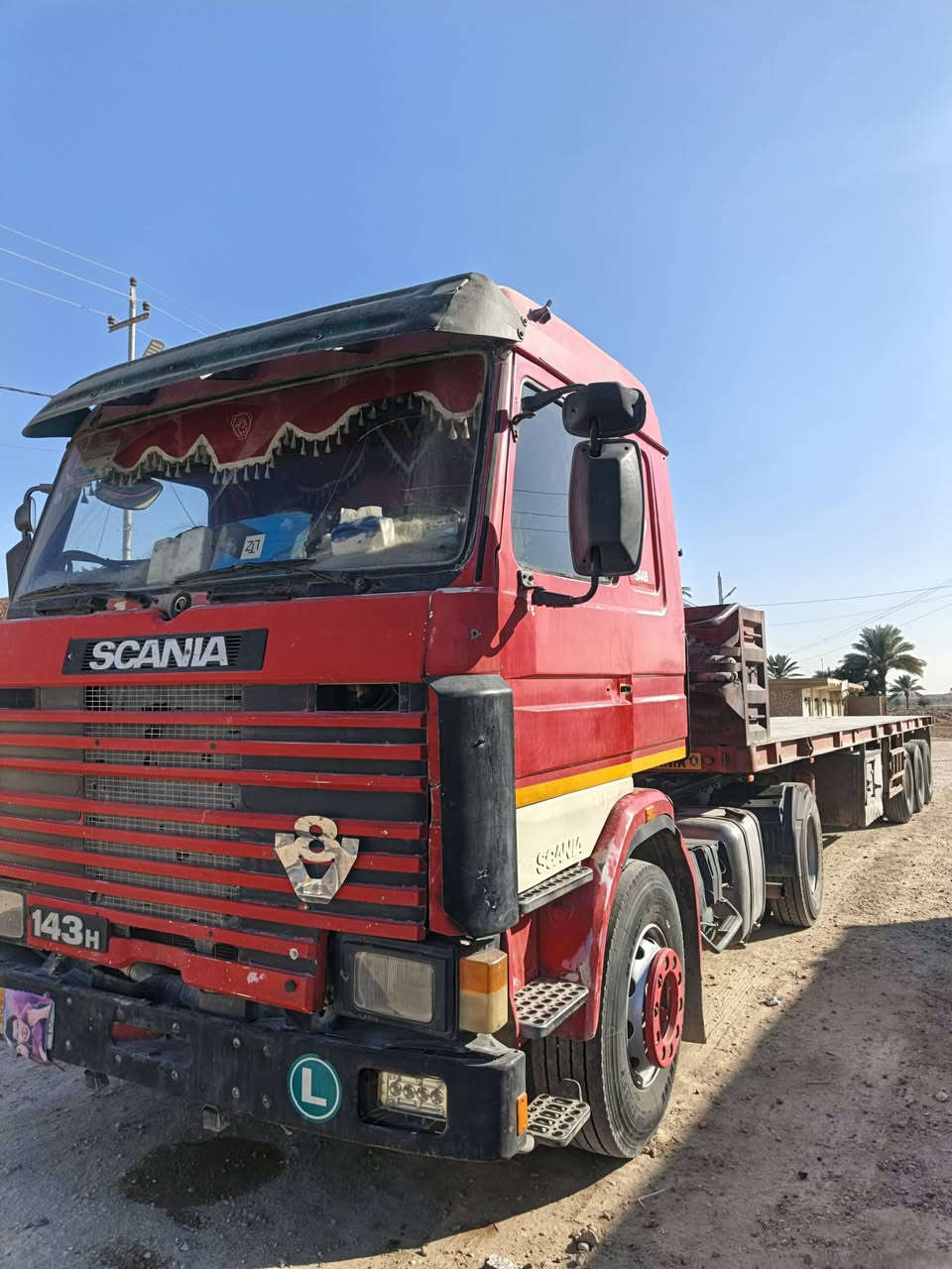 سكانيه للبيع موديل ٩٢ رقم لانبار ٤٣/٠/٦ تبريد تخم تاير عنوان الانبار قضاء هيت سعر خاص رقم هاتف ***********
