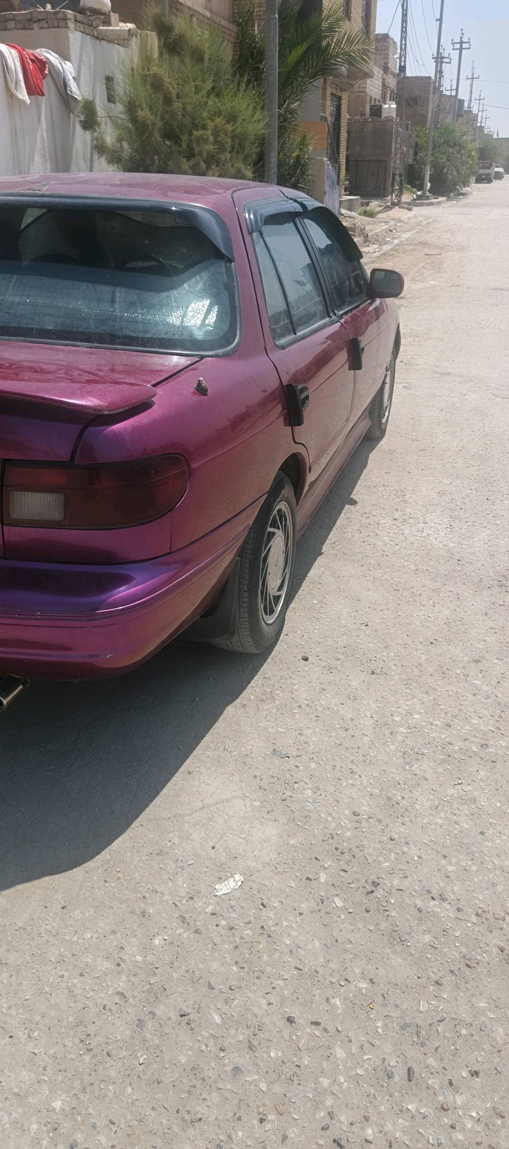 كيه سيفيه 94 _/كامله من كلشي مكينه كير تبريد حداديه
 سبير  تواير 
دواخل نضيفه كلش 
سنويه لل 2030بأسمي توني مجدد وهزه جديده 

مكان ناصرية مركز  سعر 38 واتساب ***********
شنو حالة الموكنّة والگير هسه؟ أكو أي ملاحظة مثل تهريب، ضعف سحب، أو تبديل/تصليح سابق؟: 
لا
السيارة بيها رش أو صبغ كامل لو تجميلي؟ وأكو أي حوادث أو سمكرة/معجون تريد تذكرها؟: 
كامل
المكيف والتبريد شغالين زين لو بيهم شي؟ وإذا أكو نواقص بالكهرباء أو الكماليات شنو هي؟: 
لا
السعر 38 نهائي لو بيه مجال بسيط للمساومة؟ وهل التحويل والتسليم بنفس الناصرية لو أكو شرط معيّن للبيع؟: 
مجال قليل 