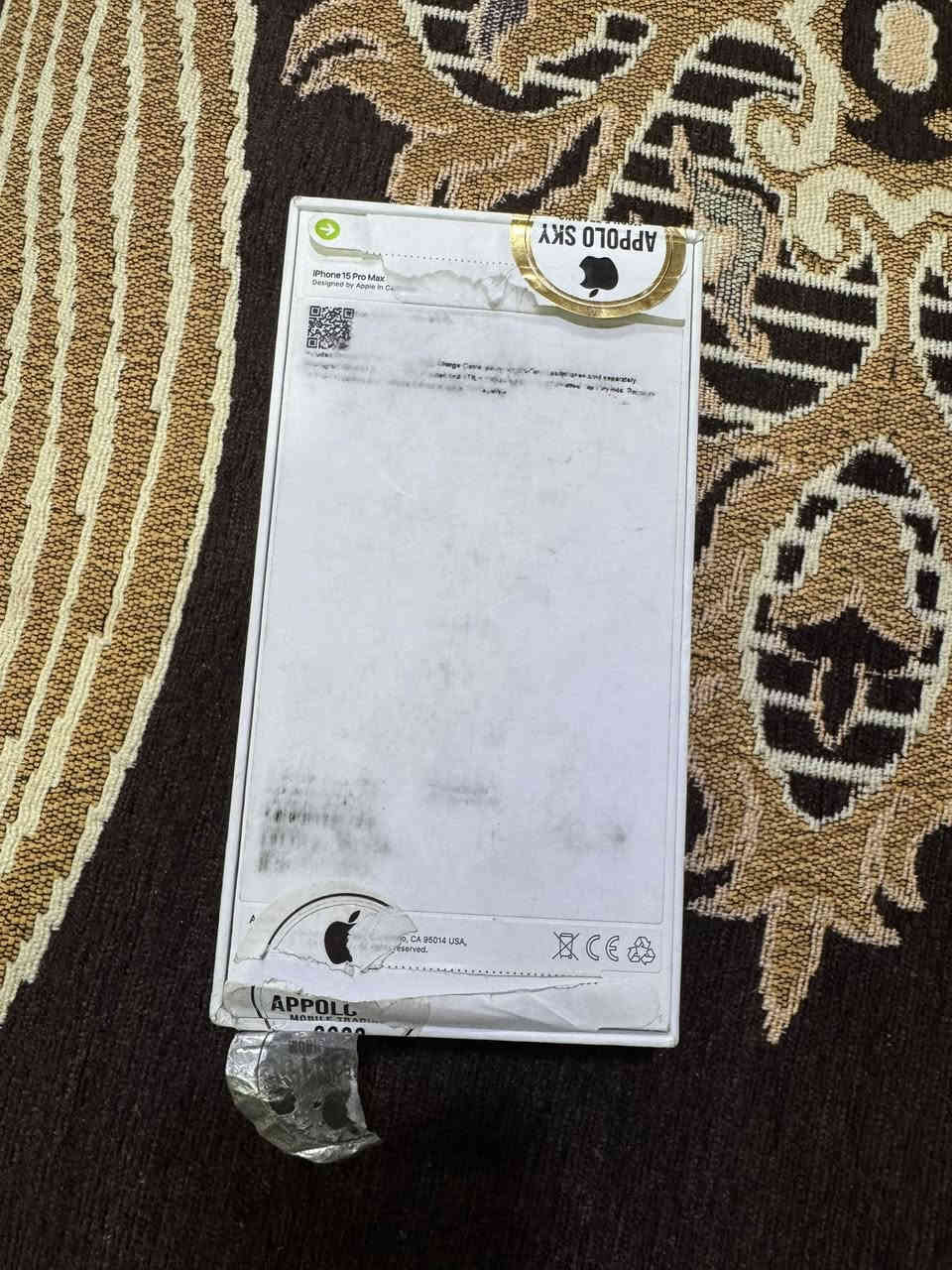 السلام عليكم حبايب للبيع ايفون 15 برو ماكس بطاريه  100 مشحون 25 مره الجهاز بوضع الوكاله  فقط مفطور الضهر مالته الباقي كله مكفول السعر 950 او بي مجال العنوان واسط الصويره رقم تلفون ***********
