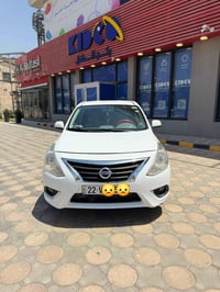 عندي نيسان صني (((هندي))) موديل 2024 رقم اربيل انكليزي الدولي السياره ...