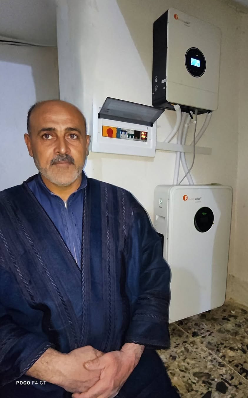 مكتب شمس القلعة لمنظومات الطاقة الشمسية /ديالى/هبهب
***********
اليوم 10-01-2026 في الغالبية /البديوات 

تم تنصيب منظومة طاقة شمسية الى الاخ  ( قحطان عدنان ابو يحي)
انفيرتر ٦ك فليستي
بطارية ١٠ك فلسيتي
٦ الواح لونجي ٦١٥
بورد حماية متكامل
جهاز ats موتورايز
هيكل حديد مغلون

📲  *********** واتساب

#شمس_القلعة #الطاقة_الشمسية #الطاقة_المتجددة #ديالى #عروض_الطاقة #فليستي #منظومات_شمسية
#شمس_القلعة
#الطاقة_الشمسية
#منظومات_الطاقة
#توعية_كهربائية
#الصواعق
#ديالى
#الخالص
#هبهب
#سلامتك_أولاً
#شمس_القلعة
