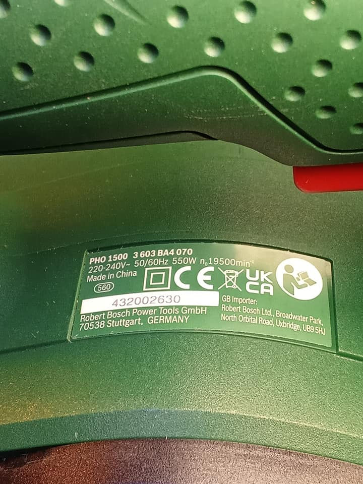 رنده نجاريه بوش ألماني أصلي 550 واط
65الف


**إذا كنت صاحب هذا الإعلان وتريد حذفه لأي سبب، رجاءا أرسل رسالة إلى الدعم الفني**