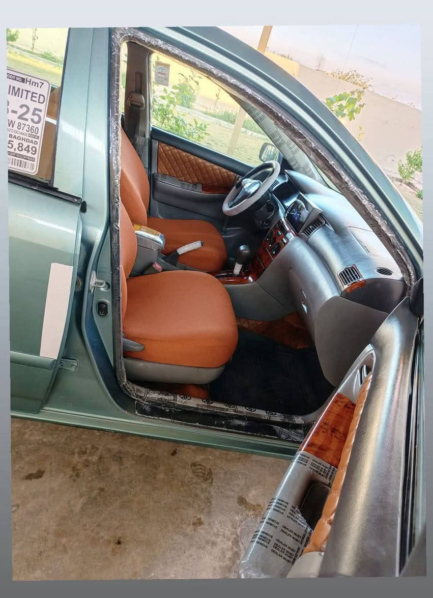 السلام عليكم
للبيع بسعر  80 ورقه وبي مجال بسيط 
كورلا  نحله
موديل2005
صبغ عام جماليه حادث بجاملغ الخلفي فقط 
سياره ماشيه164حقيقي 
تبريد تدفئه شرط 
كامرا +شاشه أيباد 
داخل صاج 
ارضيه جلد 
دوشمه 
كير شرط 
محرك 1800شرط 
صدر أمامي خلفي شرط 
داخل مغلف بلكامل 
رقم اربيل 
هزه لغايه 2026  شهر5
سنويه لغايه2030 باسمي 
سياره جاهزه من كلشي مال بيت 
مكاني تكريت او بيجي 
الاتصال***********
وات ساب***********
حياكم الله
