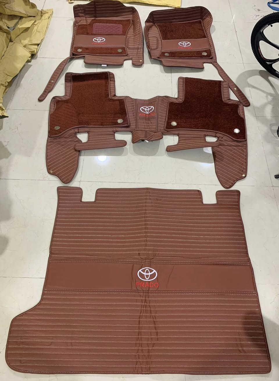 السلام عليكم
من رخصة الادمن الغالي
ارضيات برادو 
ارضيات حوضية جلد و كاربت
مع قطعة الصندوق
جلد اصلي ونوعه ثقيل
السعر ٥٥ الف
لدينا خدمة توصيل لجميع محافظات


**إذا كنت صاحب هذا الإعلان وتريد حذفه لأي سبب، رجاءا أرسل رسالة إلى الدعم الفني**