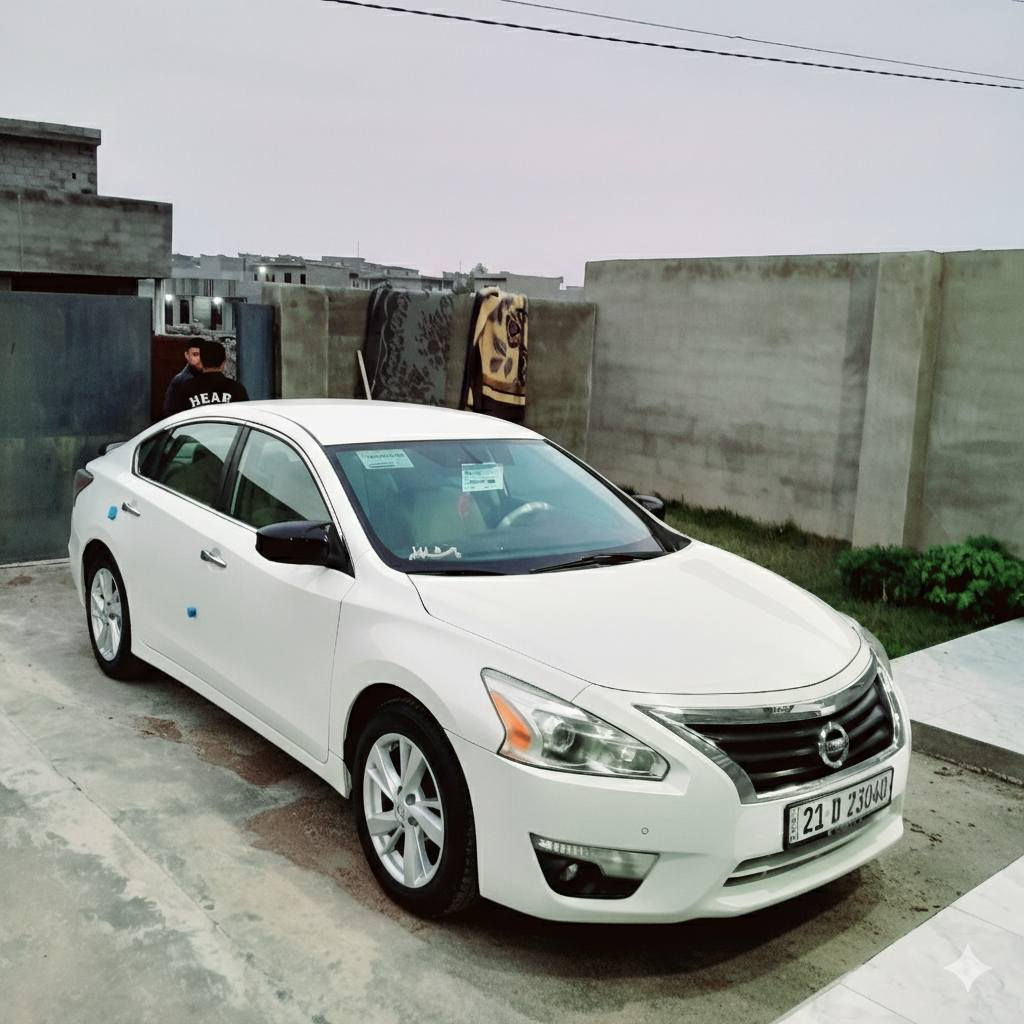 من رخصه الادمن
نيسان التيما موديل 2015وارد خليجي
SVمواصفات
حساسات 360
السياره مابيهه قطره صبغ كلين وسونار مرفق بلمنشور 
السياره نضيفه احلى من الصور 
السياره رقم سليمانيه انكليزي 
سنويه لحد2030
تخم تايرات جدد 
كير مكينه بشرط 
لون ابيض ثلجي
سعر 138وبيها مجال 
عنون ديالى جلولاء
الاستفسار على الرقم الخاص مغلق***********
