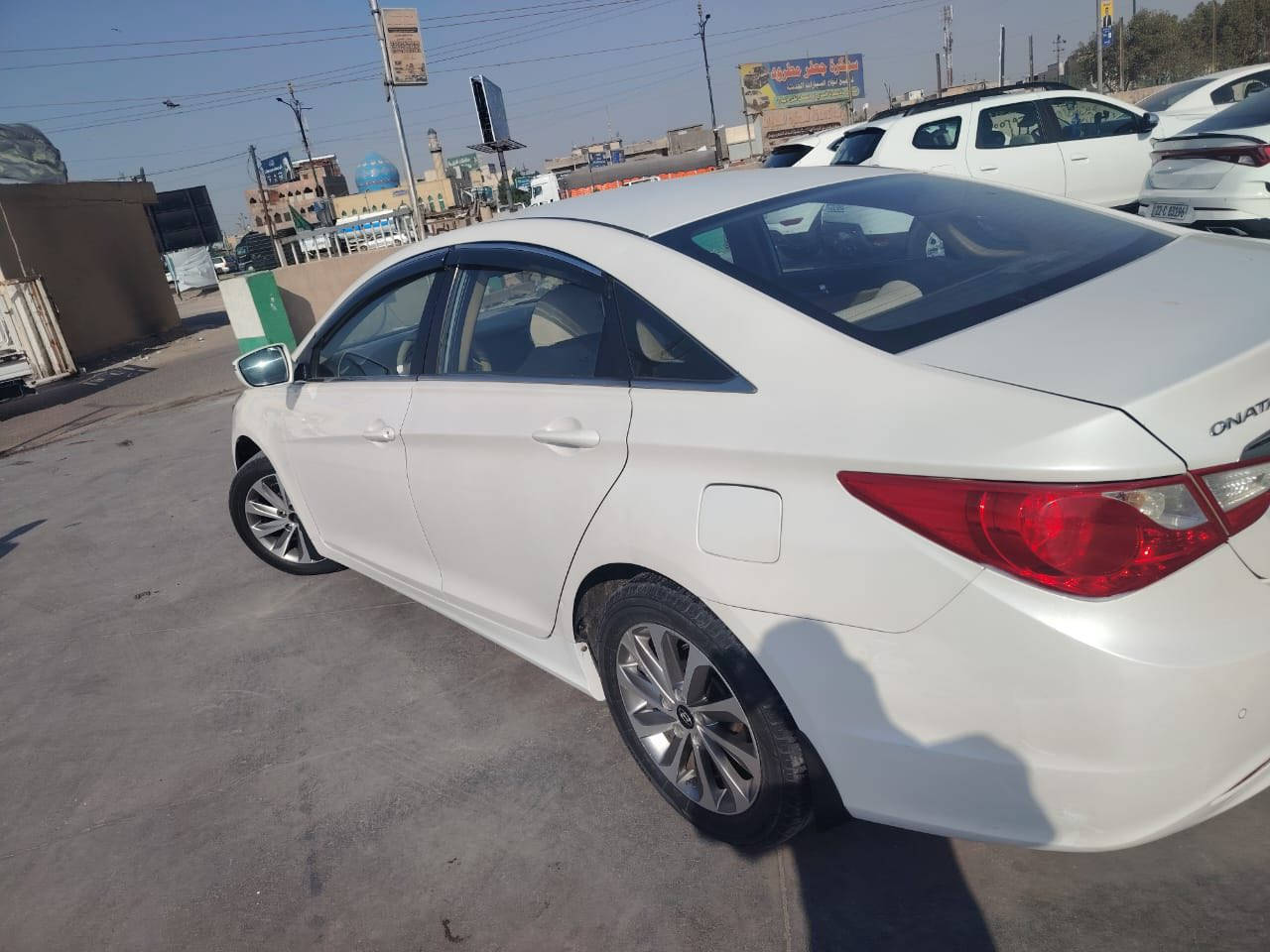 سوناتا ١٤ خليجي كفاله من الفتح وتبديل سياره كله شغاله  ونضيفه مال جناي سياره بيه بارد كد خمس اصابع  بلباب جانب السايق وخشم جاملغ الايمن صبغ وبارد قليل بل بنيد فقط مواصفات غرفه لونين شاشه كامره مرايه شفط  منضومة زنون اصلي تحكم ستيرن تبريد قطعتين حساسات خلفيه 

السعر ‼️ علق بتم يجبك السعر بالخاص ‼️

مكان سياره بصره

رقم صاحب السياره  ***********
