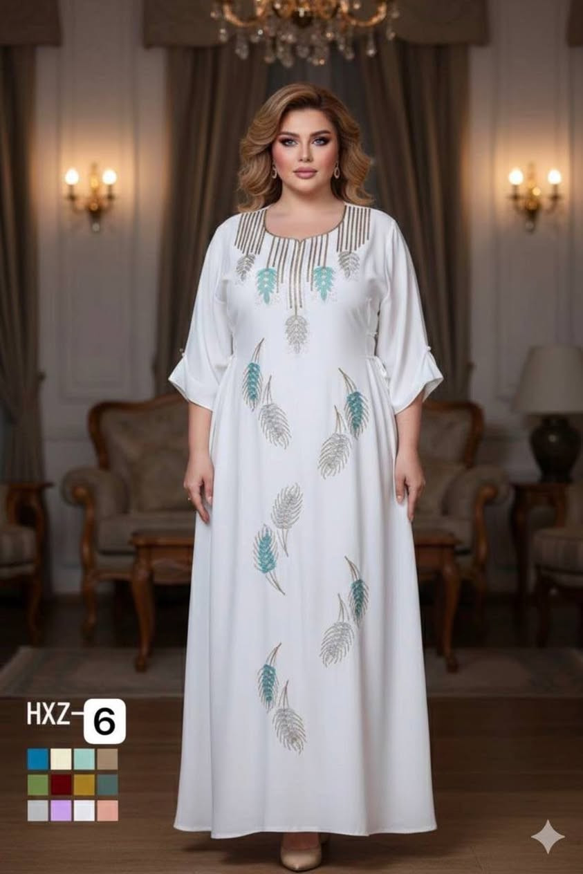 #الاكثر_طلباً❤️
🌟 خامة كشمير ايطالي سادة
شغل تطريز مع ستراس لامع ✨
قماش ناعم، خامة مكفولة ✅
📏 2Xl. 3XL. 4XL. 5XL
🎨6 ألوان  بالدرزن
🚚 توصيل متوفر لكل المحافظات 
العراق


**إذا كنت صاحب هذا الإعلان وتريد حذفه لأي سبب، رجاءا أرسل رسالة إلى الدعم الفني**