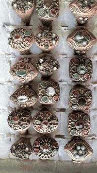 30 خاتم نحاس هندي 
***********
