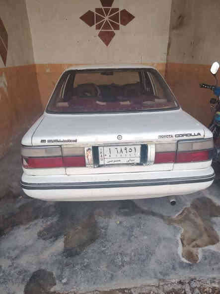 كورلا.شطح للبيع  موديل 1991رقم ديالئ سنوية لل27سيارة مثل ماموضح كدامك السعر 42$ وبيهة مجال مكلف بلنشر رقم صاحب السيارة ***********
