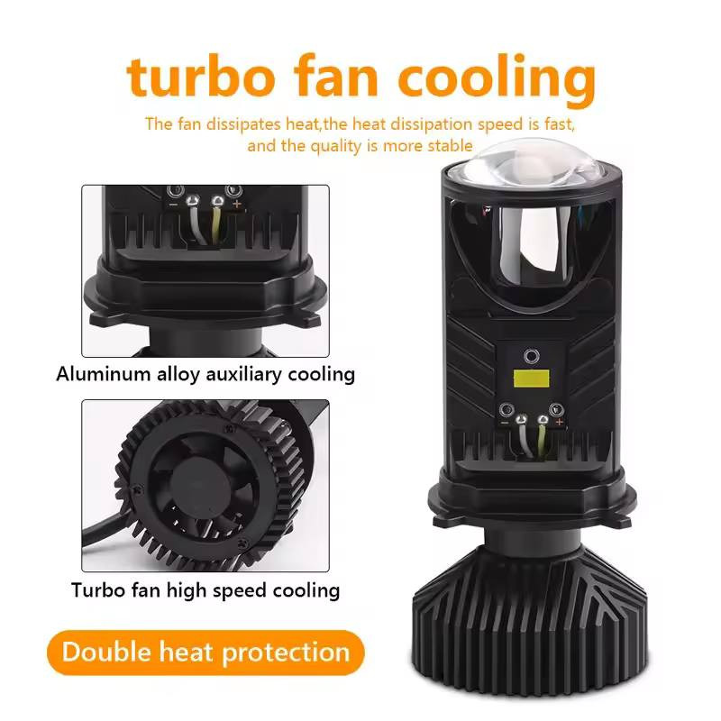 مصباح أمامي (كشاف) للسيارة  H4من ماركة Roadsun.
تستخدم تقنية LED.

تتميز بشدة إضاءة عالية جدًا تصل إلى 12000 لومن.

لون الإضاءة أبيض زينون بدرجة حرارة 6500 كلفن.

مصممة بنظام تبريد عالي السرعة ومروحة مدمجة.

مقاومة للماء والغبار بمعيار IP68.


**إذا كنت صاحب هذا الإعلان وتريد حذفه لأي سبب، رجاءا أرسل رسالة إلى الدعم الفني**