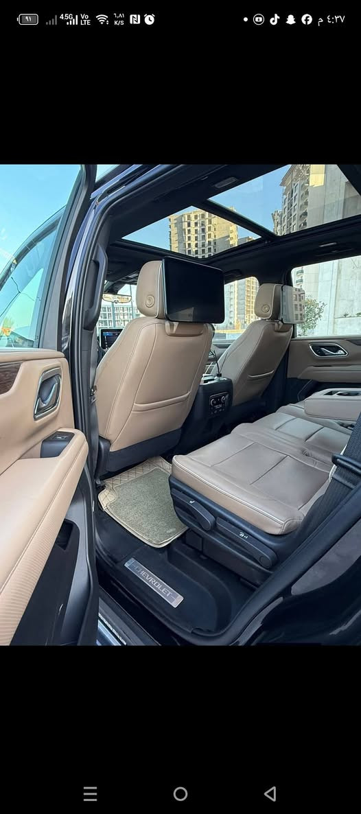 السلام عليكم
تاهو موديل 2021 بريمير  خليجي  

 وكاله المنصور  السونار منشور مع الصور

 فول أعلى مواصفات 

‏موديل : 2021

‏اللون : أسود 

رقم : بغداد بسمي 

‏
‏الفئه : PREMIER

‏المواصفات :

‏

‏دوسات جانبيه كهربائيه ويه فتحه الباب 

كامرات 360 

‏ثلاجه درجتين  

‏ نظام توقف ذاتي 

‏رادار جانبي بالمري الجانبيه

‏نظام القياده اليه 

‏شاحن لاسلكي 

‏-منفذ كهرباء للمقاعد الخلفيه 

‏-شاشات خلفيه بلادي 

‏جميع الابواب بصمه 

‏شاشه كبيره  

كل اغراضها موجوده ‏ 

‏بنوراما سقف

‏تشغيل عن بعد

‏ويل كب كروم اصلي حجم 22 انج

‏12 ايرباك

‏ دواخل جلد لون عسلي  

باب خلفي كهرباء 

‏مري قلاب

‏كشنات اماميه وخلفية كهرباء

‏‏رادار جانبي نقط عمياء

‏رادار امامي وخلفي  

‏سستم صوت كامل 

‏كراسي خزن ميموري 

‏تدفئه و تبريد كشنات 

‏

‏ماشية.82 الف 

السعر 480 $ وبيها مجال 

مكان سياره بغداد
حي الجهاد الاطباء.    او كراده 42
الهاتف *********** سيد حسين 
ما متواجد ع فيس الي يحب يتصل واني حاضر
