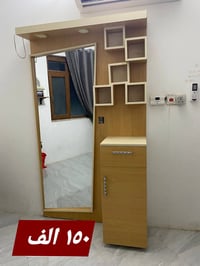 ميز تواليت تصميم خاص خشب تركي نظيف كلش وياه ضويات اثنين يشتغلن فوك الم...